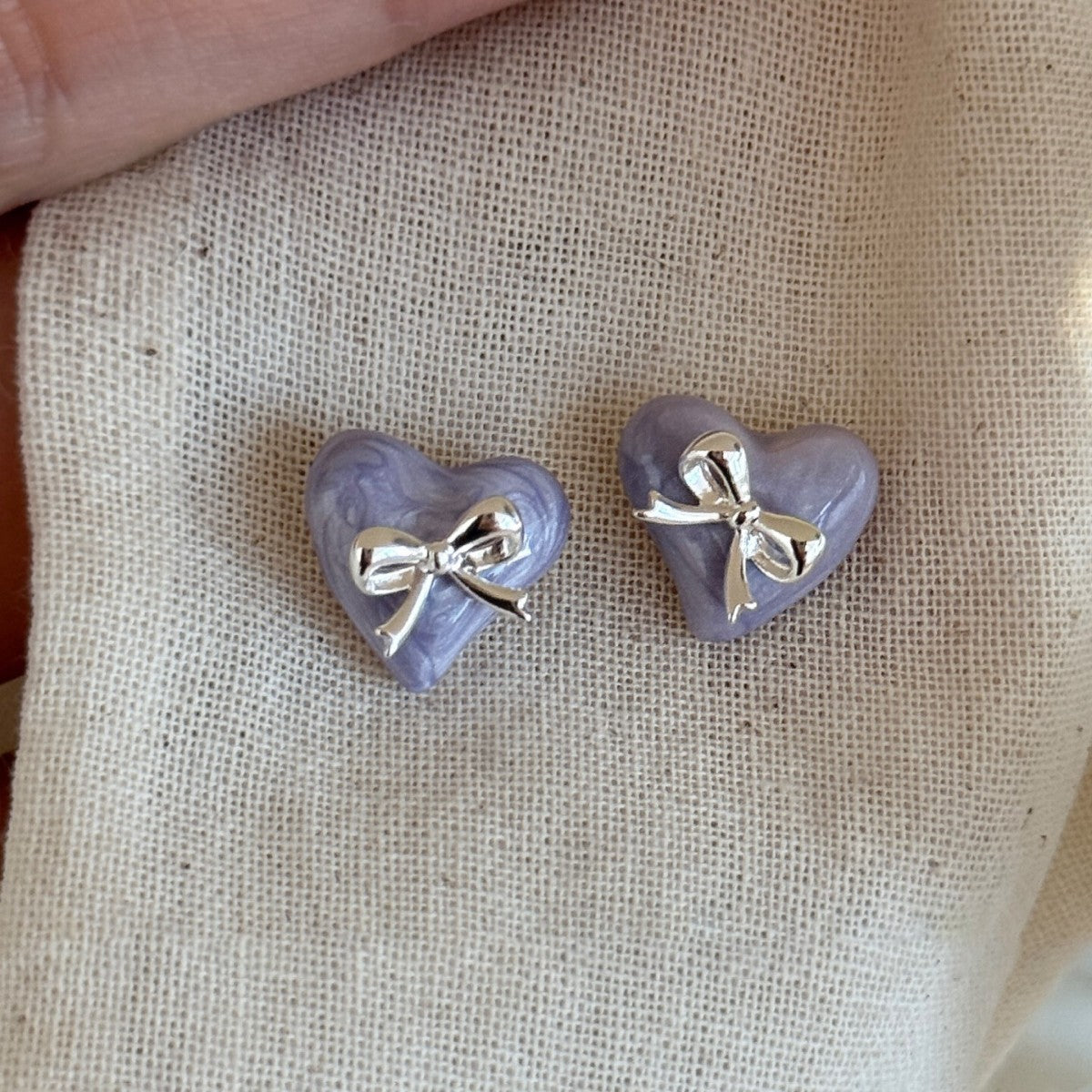 Jardin Monet Blue Glaze Flowers Pipa Pearl Chinese Retro Light Stud Earrings