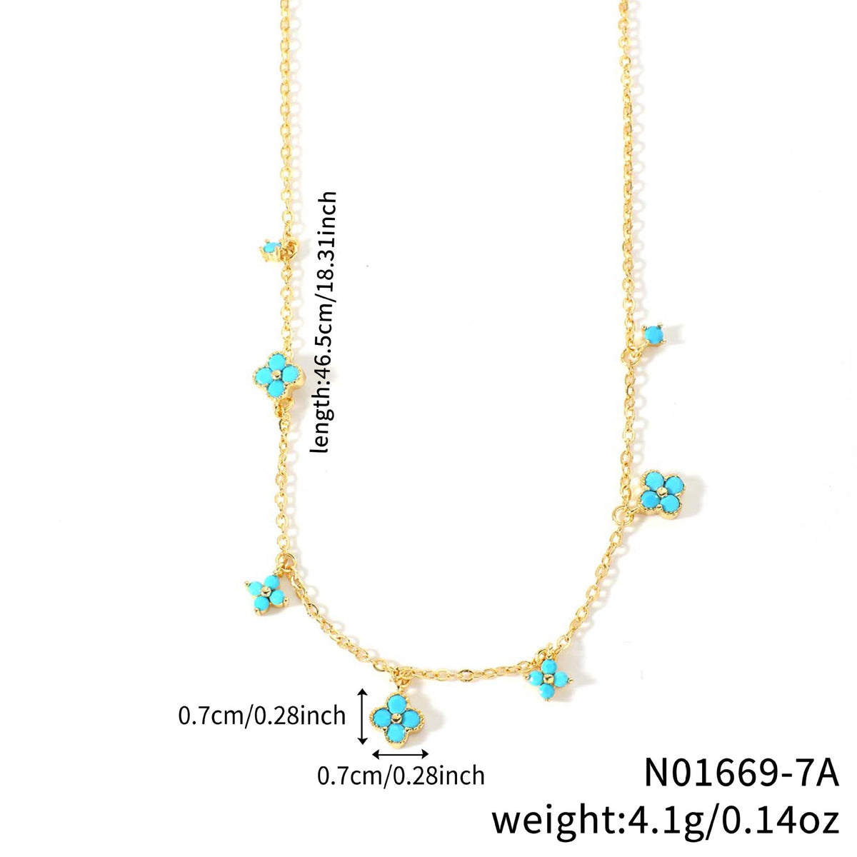 Flower-shaped Clavicle Chain Fashion Inlaid Zirconium Design Birthday Pendant