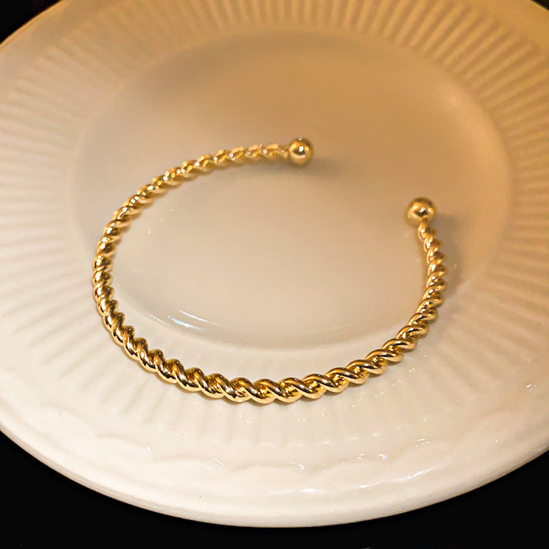 Acrylic Blooming Round Atmospheric Commute Minimalist Niche Bracelet