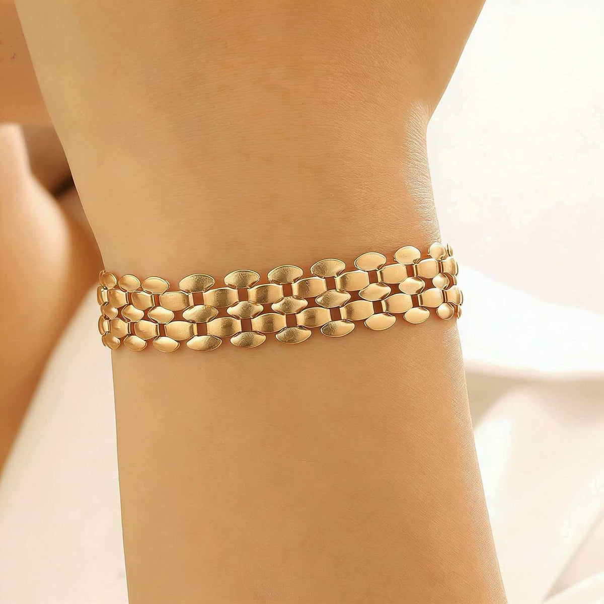 Women's Fashion Y-shaped Watch Clavicle Chain Stacked Strap Length Sweater Rings