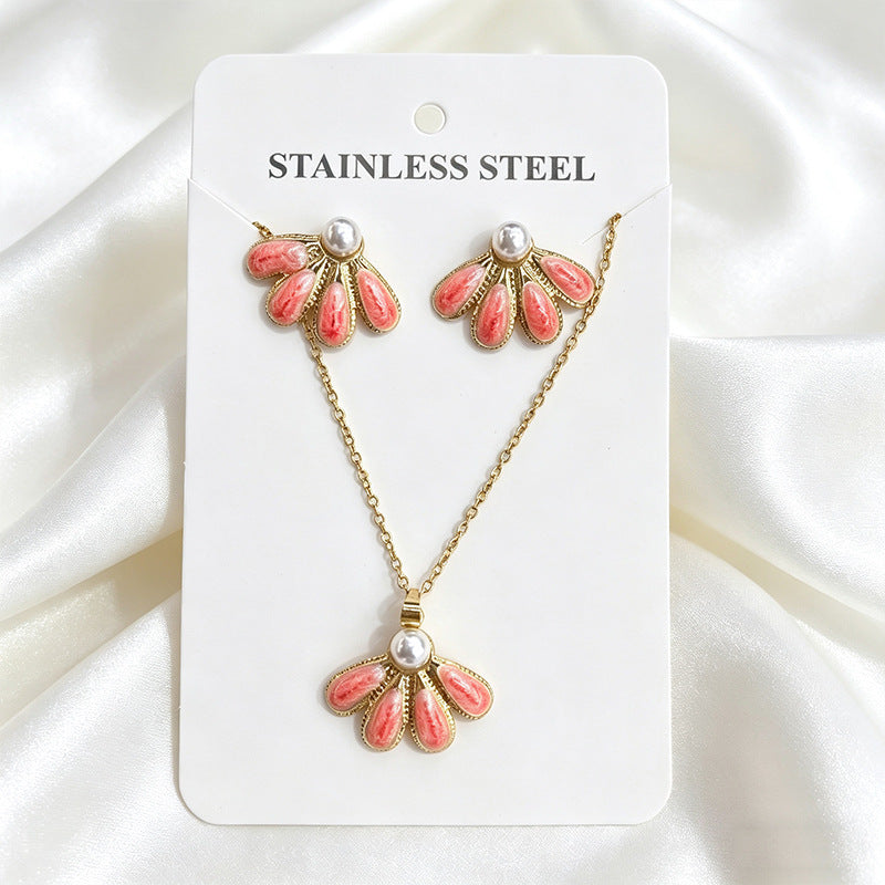 Stainless Steel Enamel Titanium Fashion Personality Necklaces