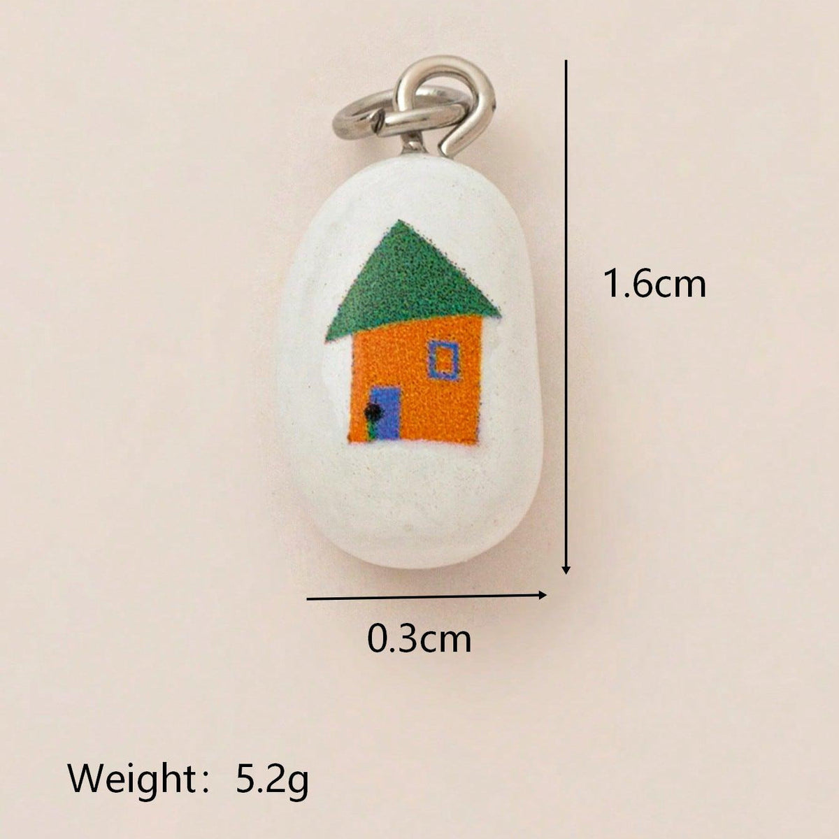 Penguin Flower Mushroom Duck Five-star Small Fish House Music Symbol Pendant