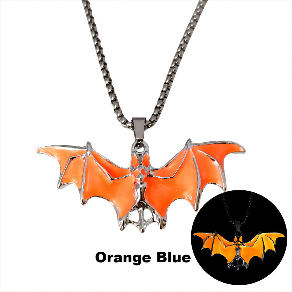 Dark Luminous Vampire Bat Cool Street Pendants