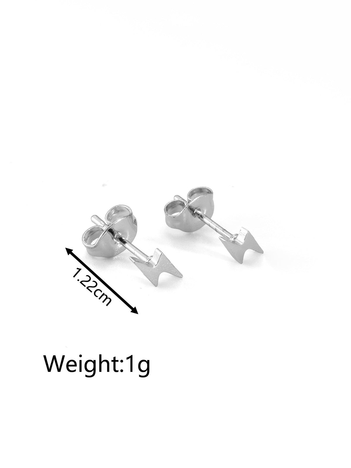Women's Fashionable Simple Mini Gold-plated Stainless Steel Trending Stud Earrings