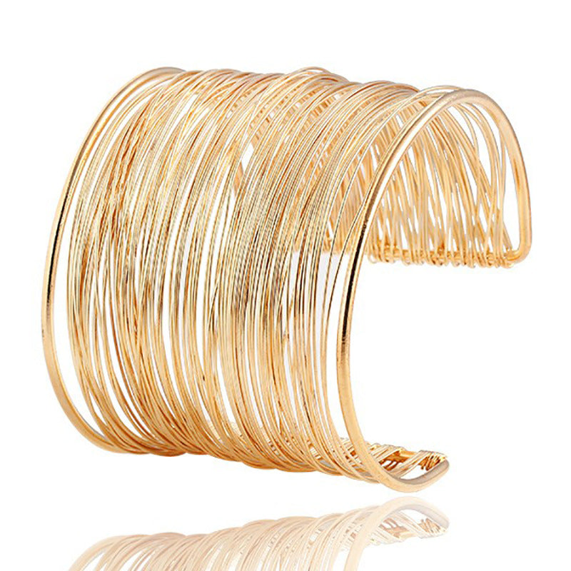 Trend Retro Hand Strap Exaggerated Punk Bracelet