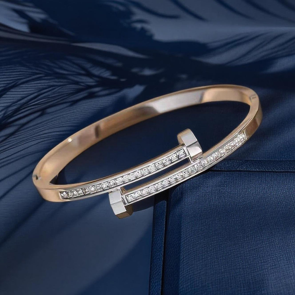 Steel Small Waist Light Luxury Stainless Female Niche Diamond Bracelets