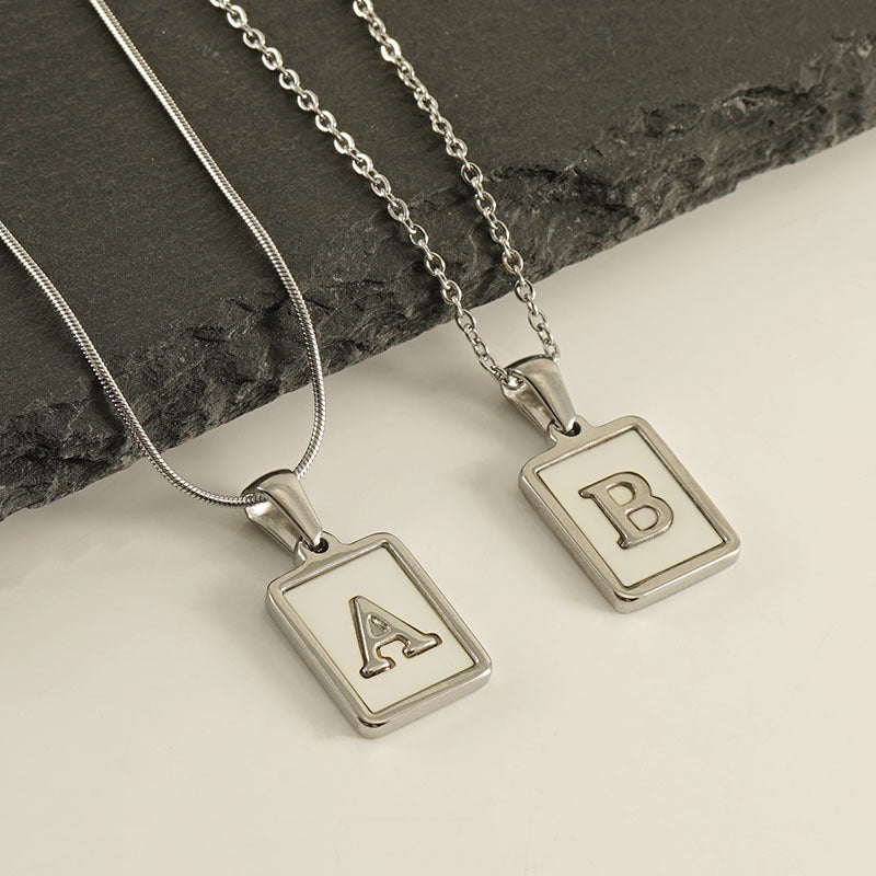 Women's Stainless Steel English Letter Fashion Personality Commute Pendants