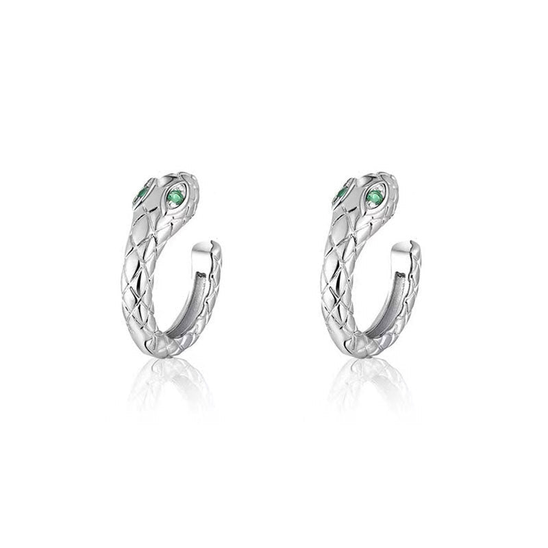 Men's Snake-shaped Single Korean Style Pseudo Pu Ear Clip