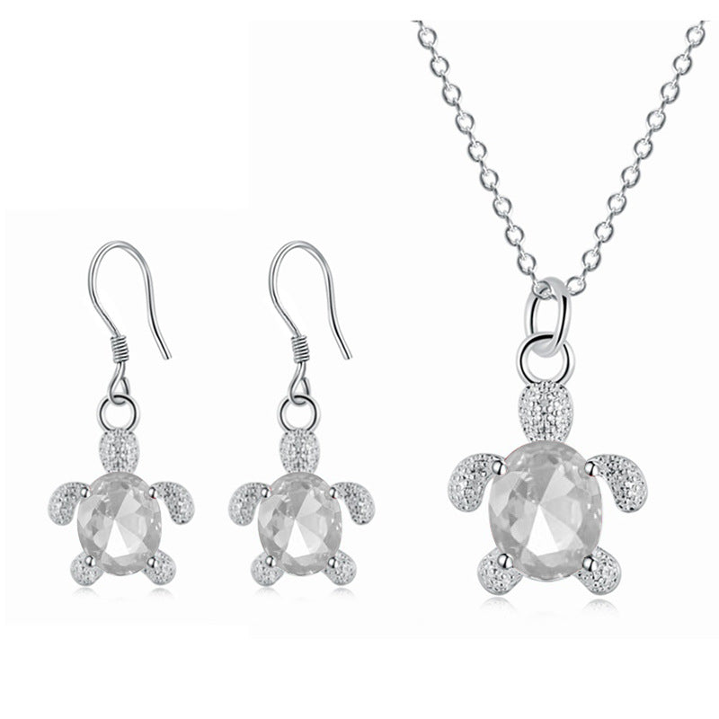 Casual Women's Fashion Niche Design Crystal Jewelry Set