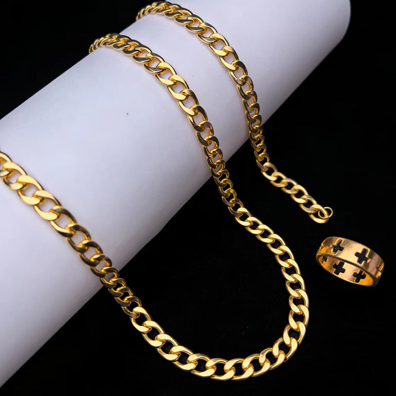 Fashion Trendy Arrow Xi Chain Of Jewelry Set