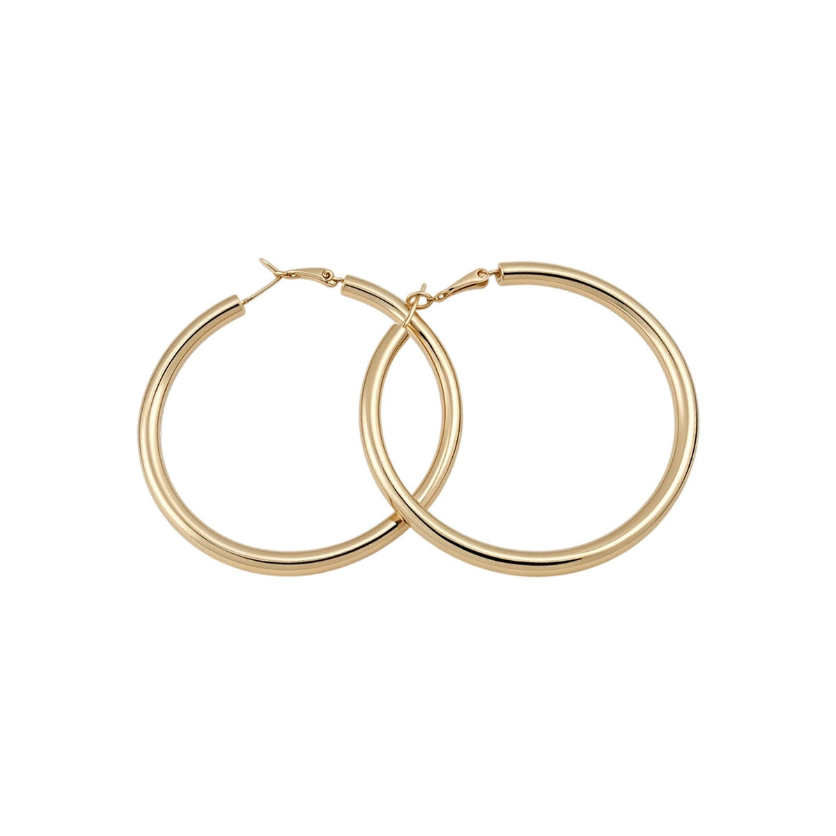 Cold Style Metal Circle Ear Simple Fashionable Light Luxury Minority Rings