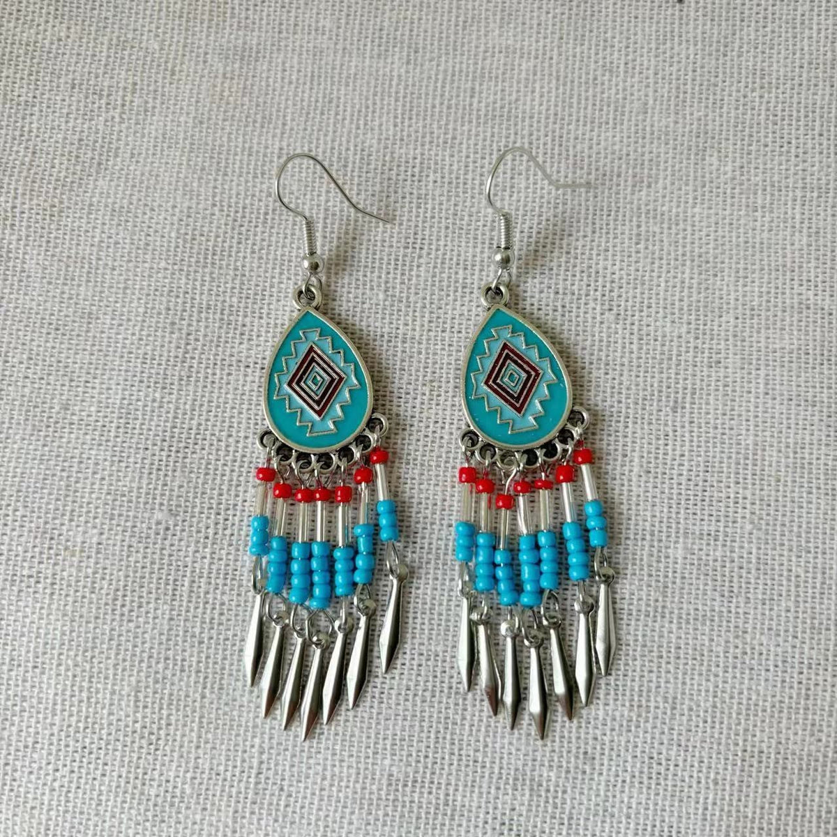 Style Vintage Fashion Bohemian Long Tassel Earrings