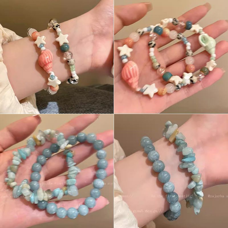 Ceramic Beaded Female Light Luxury Minority Bracelet