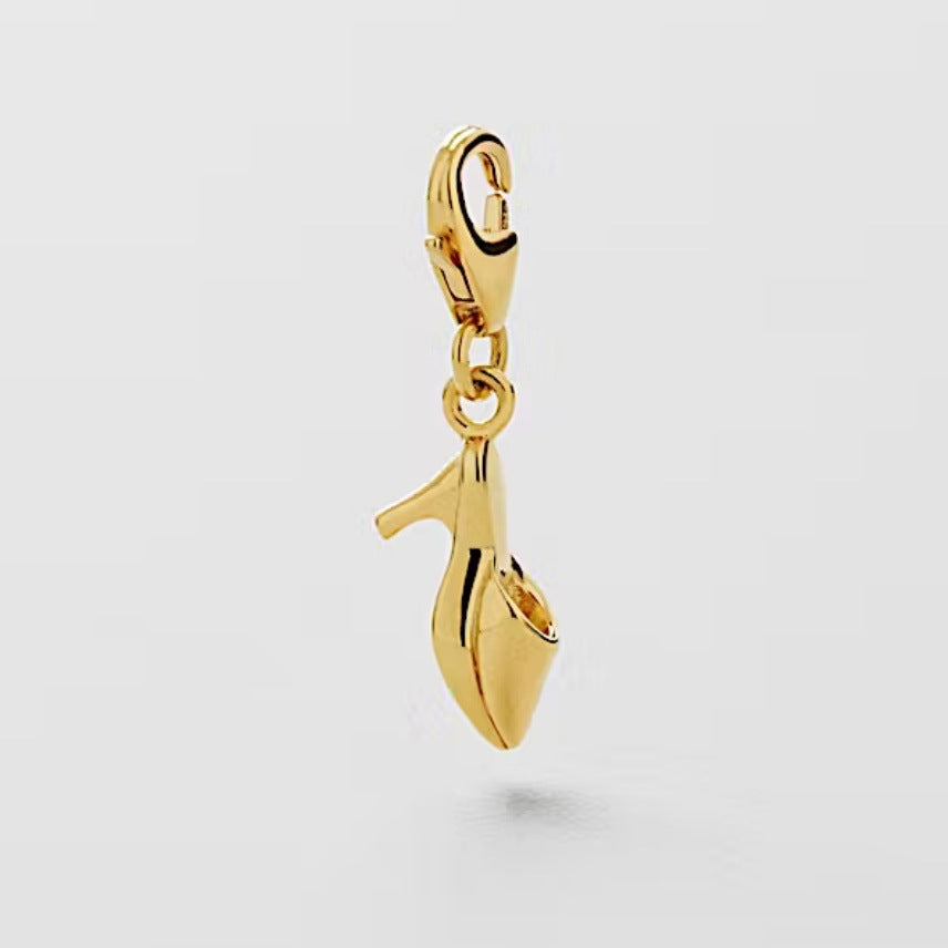 Stainless Steel Golden Animal Physical Long Geometric Accessory Color Pendant