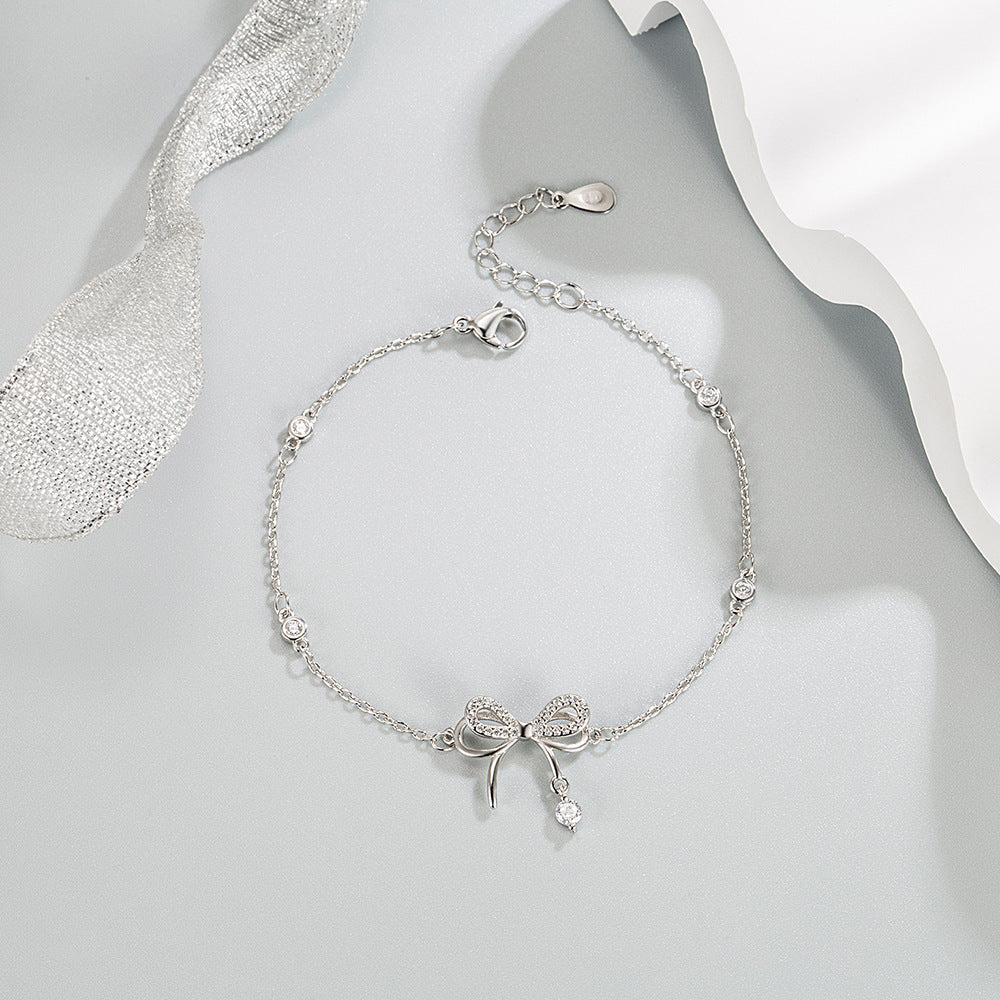 Women's Bow Special Interest Light Luxury Exquisite Fashion Butterfly Dream Smart Jewelry Set