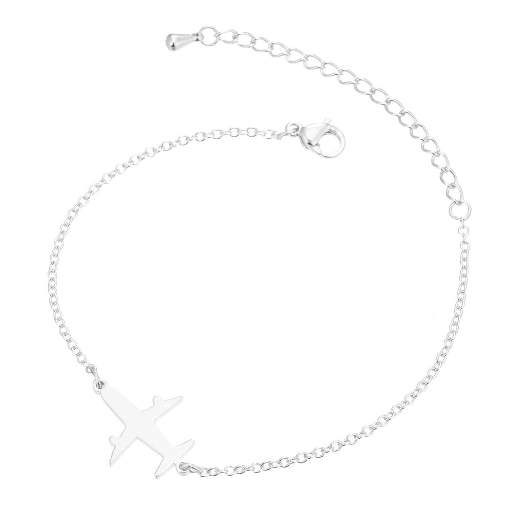 Women's & Men's Couple Female Simple Personality Fresh Aircraft Bracelet