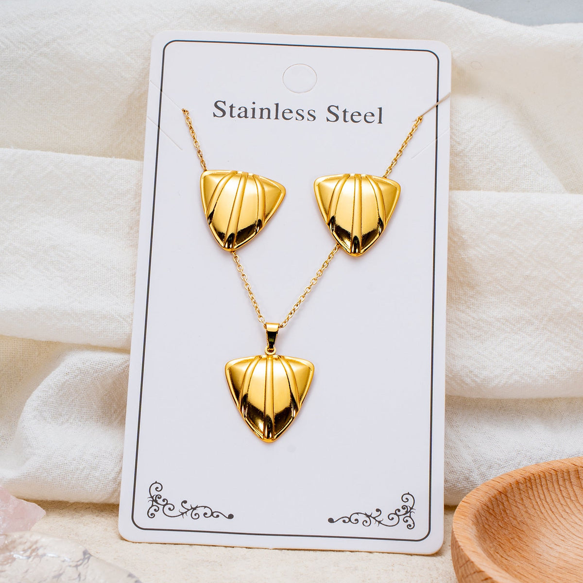 Best-selling Fashion Personality Stainless Steel Variety Of Jewelry Set