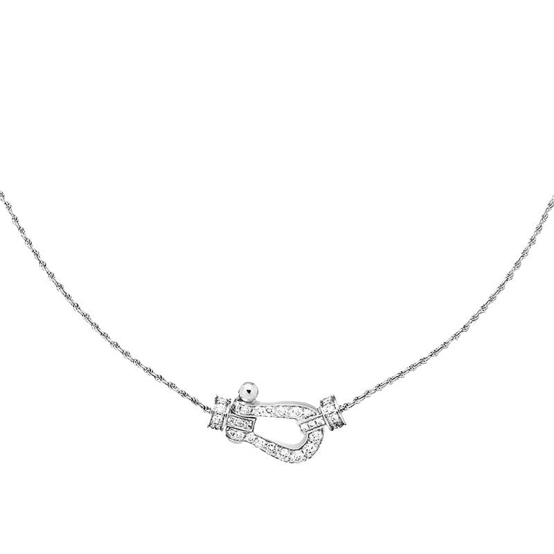 Women's Fred Vachette Clasp Rose Gold Life Necklaces