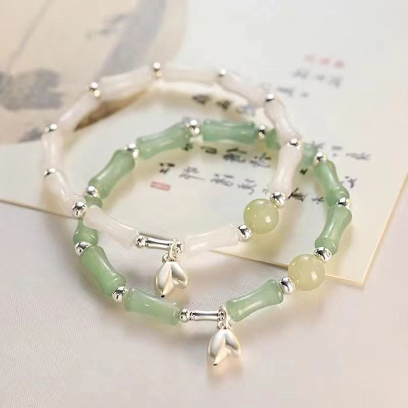 Women's Chinese Style Bamboo High-rise Design High-grade Bracelets