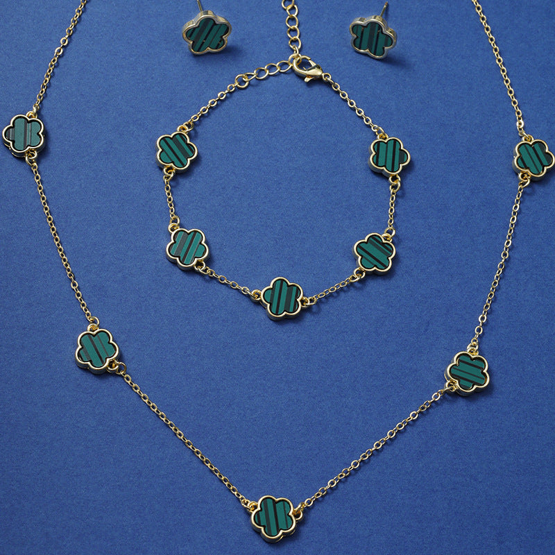 Flower Simple Temperamental Fashion Pork Belly Jewelry Set
