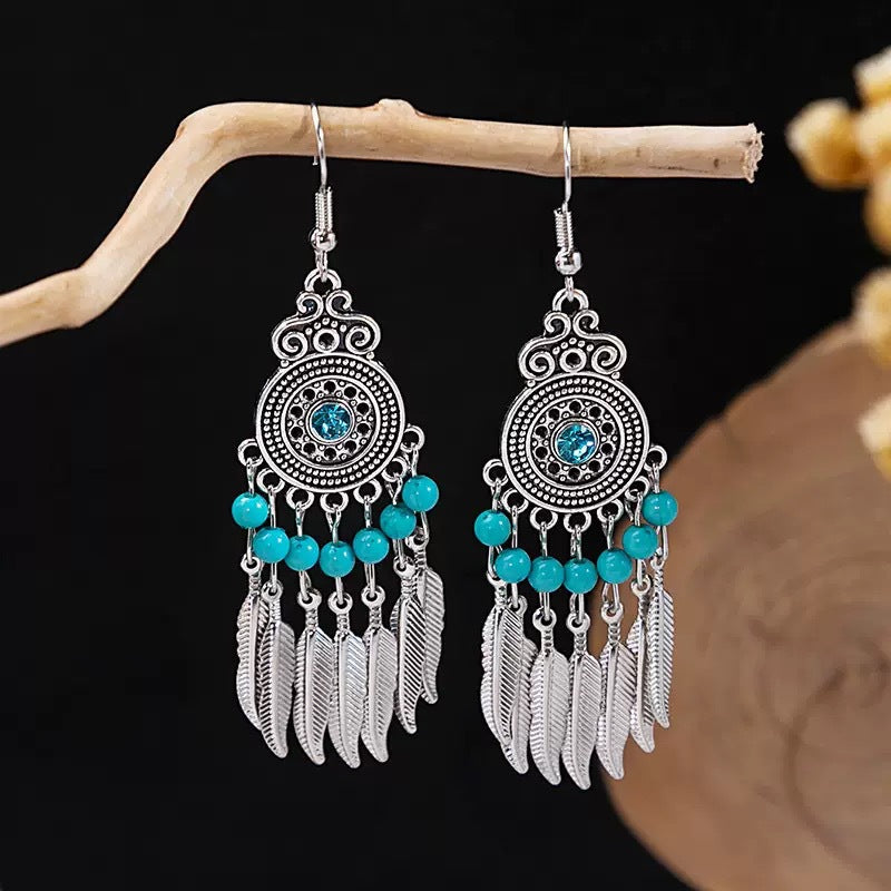 Style Vintage Fashion Bohemian Long Tassel Earrings