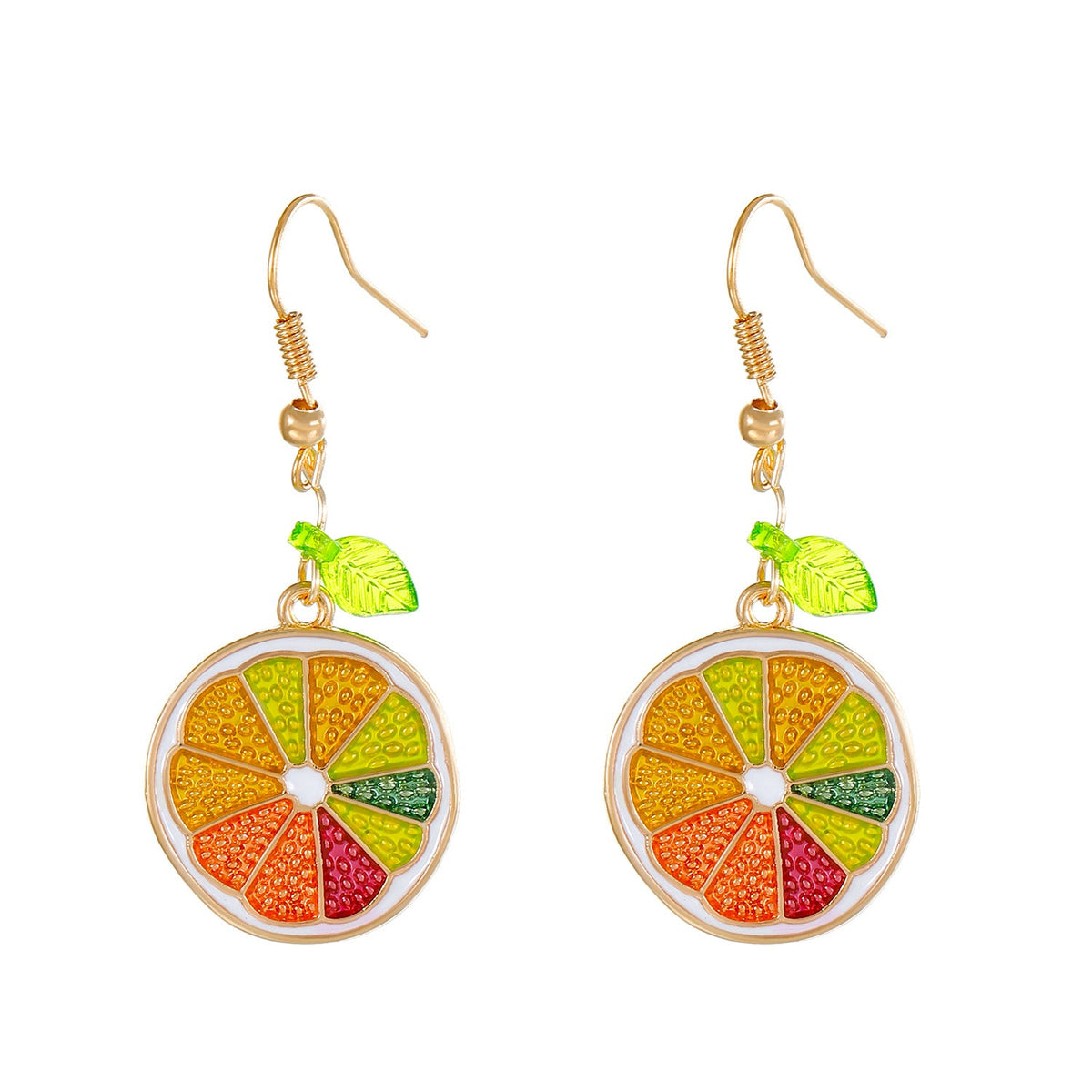 Lemon Vacation Style Colorful Sweet Fresh Rings