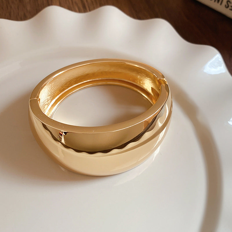 Acrylic Blooming Round Atmospheric Commute Minimalist Niche Bracelet
