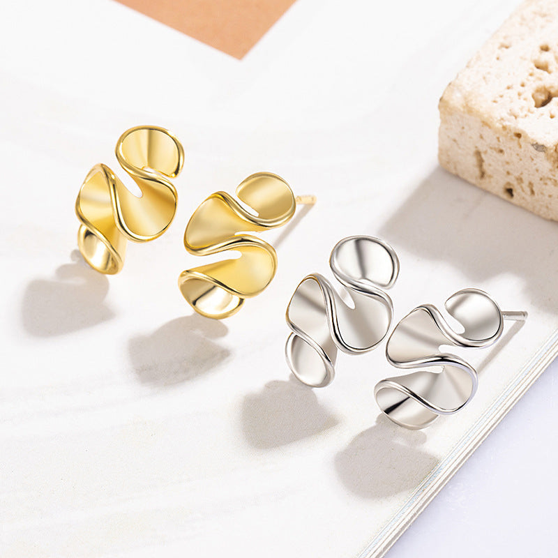 Sweet Cool Irregular Cream Flower For Rings