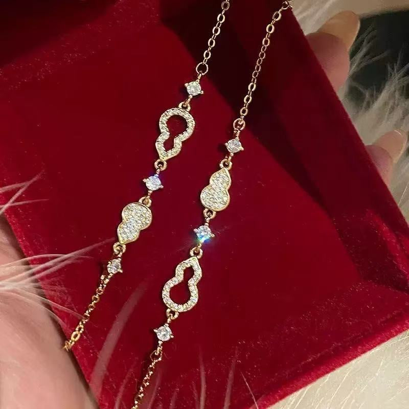 Women's Gourd Fu Lu Double Elegant Light Luxury Bracelet