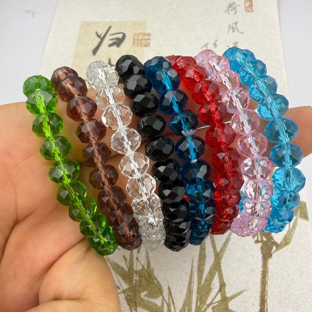Women's Popular Diamond Crystal String Beads Multicolor Minimalism Fashion Bracelets
