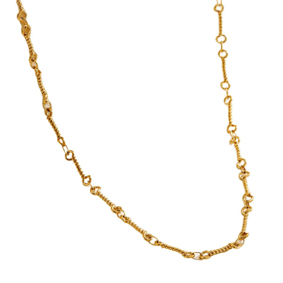 Women's Chain Simple Personality Fashionable Golden Jewelry Set