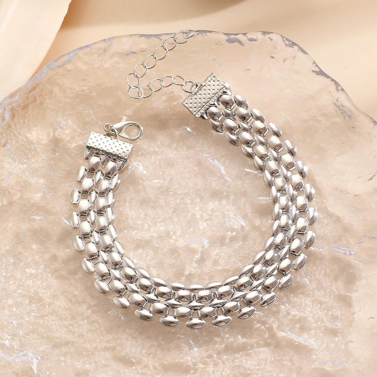 Women's Fashion Y-shaped Watch Clavicle Chain Stacked Strap Length Sweater Jewelry Set