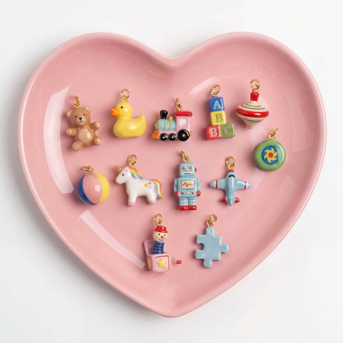 Cute Little Bear Duck Building Block Ball Furnace Pendant