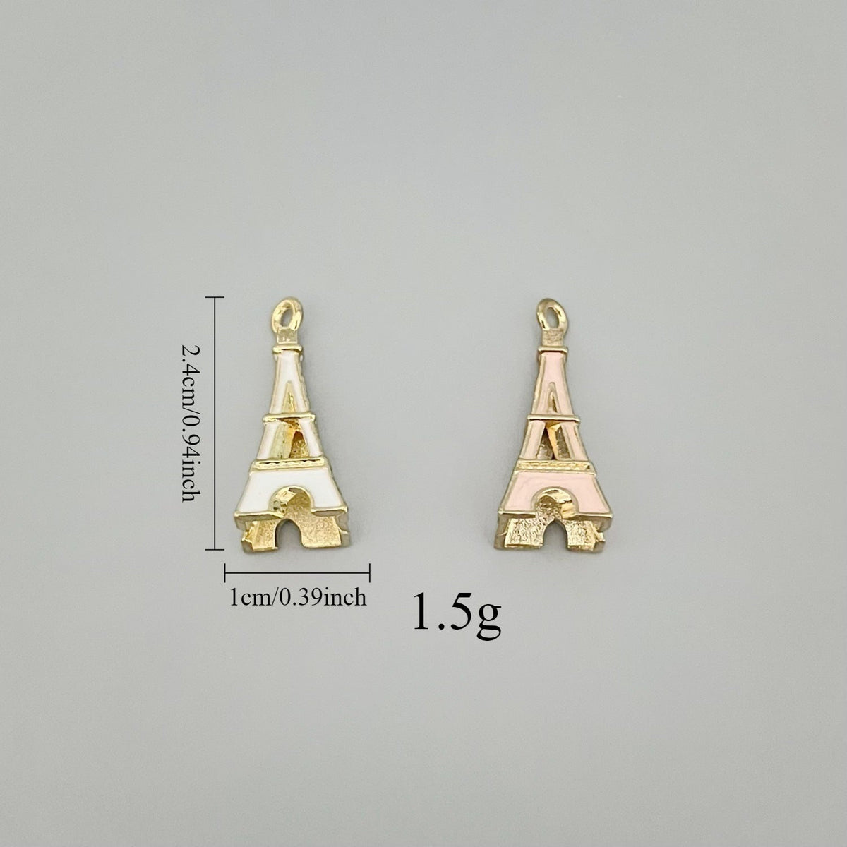 Alloy Iron Tower Dripping Handmade Material Earrings