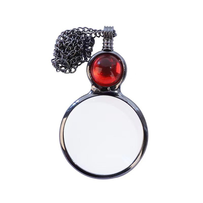 Mother's Day Alloy Magnifying Glass Gift Decorations Decoration Mother Small Pendant