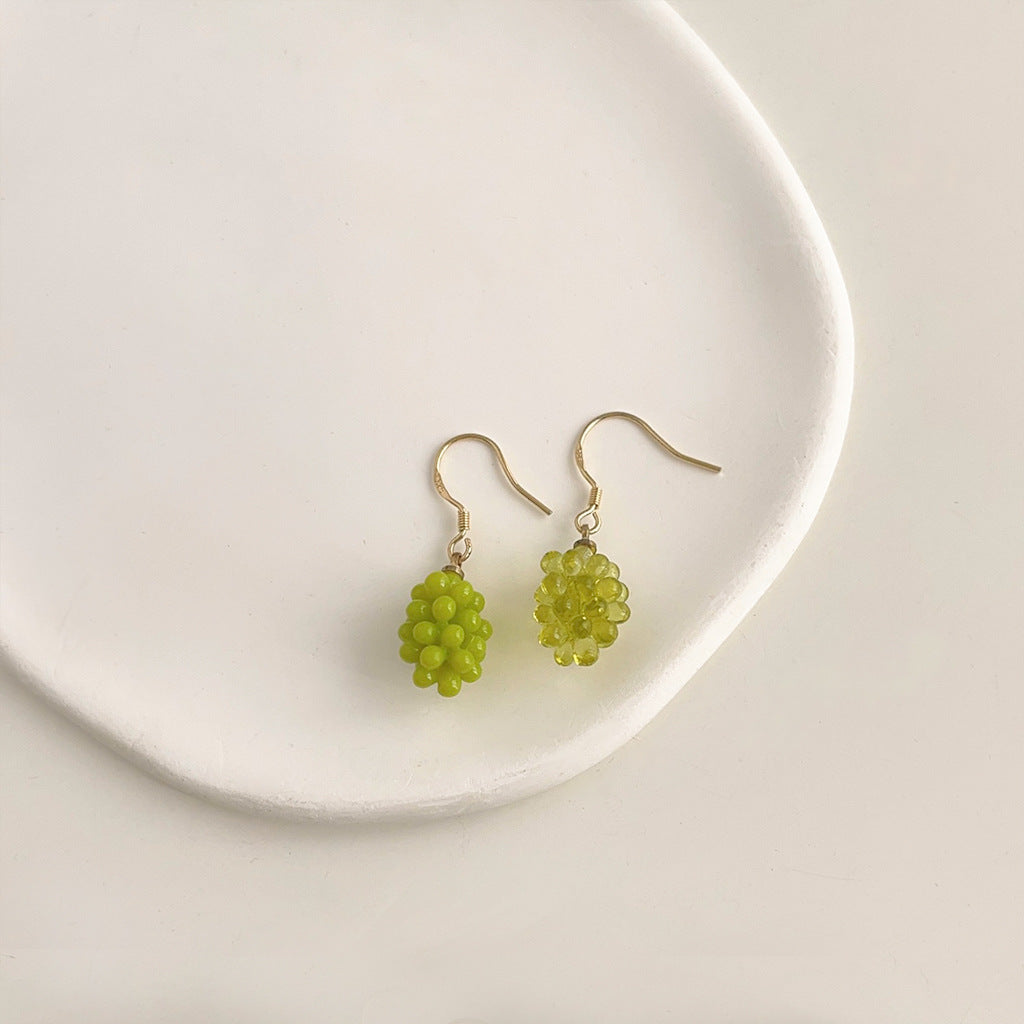 Design Sense Fruit Ear Niche Mori Stud Earrings