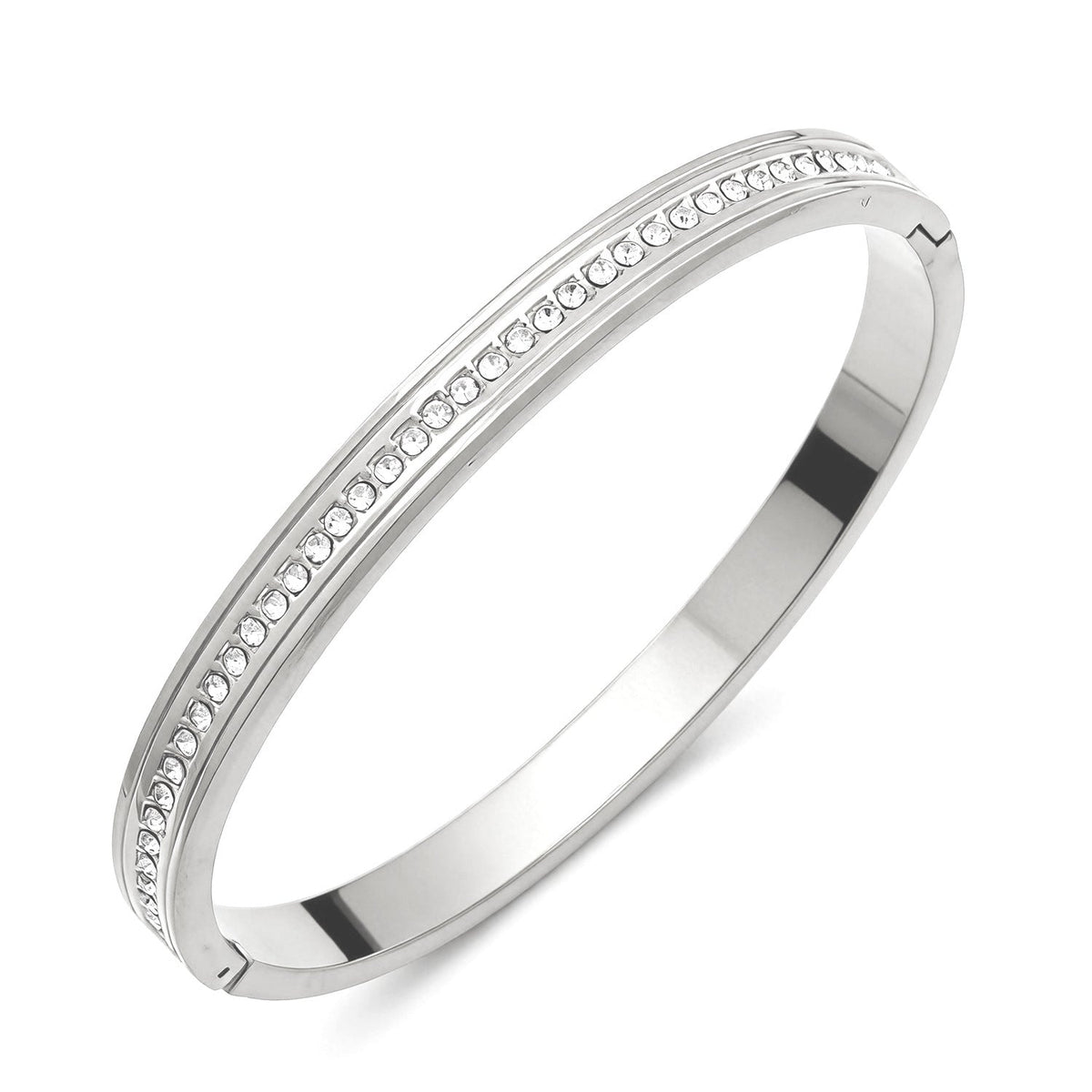 Open Stainless Steel Hydraulic Light Luxury High-grade Exaggerated Design Sense Bracelets