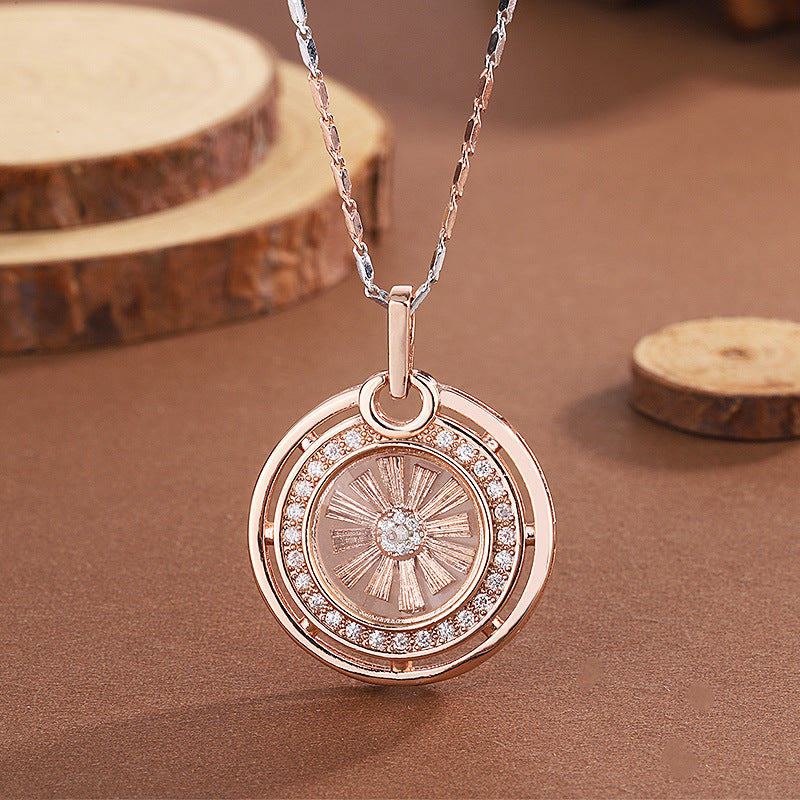 Temple Holiday Gift Rose Plated Gold Pendants