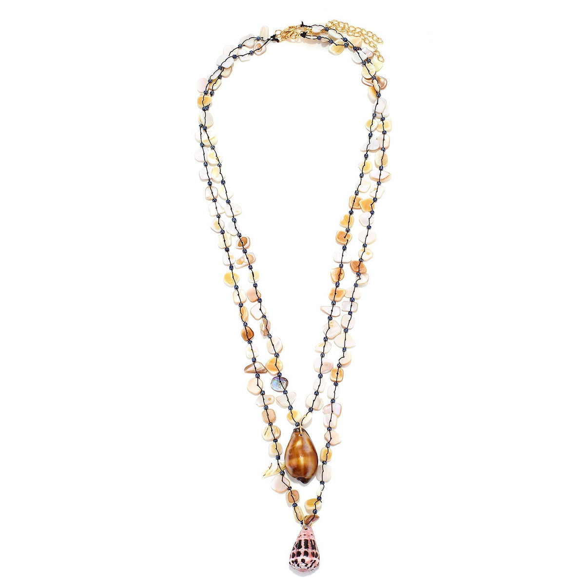 Design Hand-woven Shell Trim Conch Clavicle Chain Light Luxury Necklace