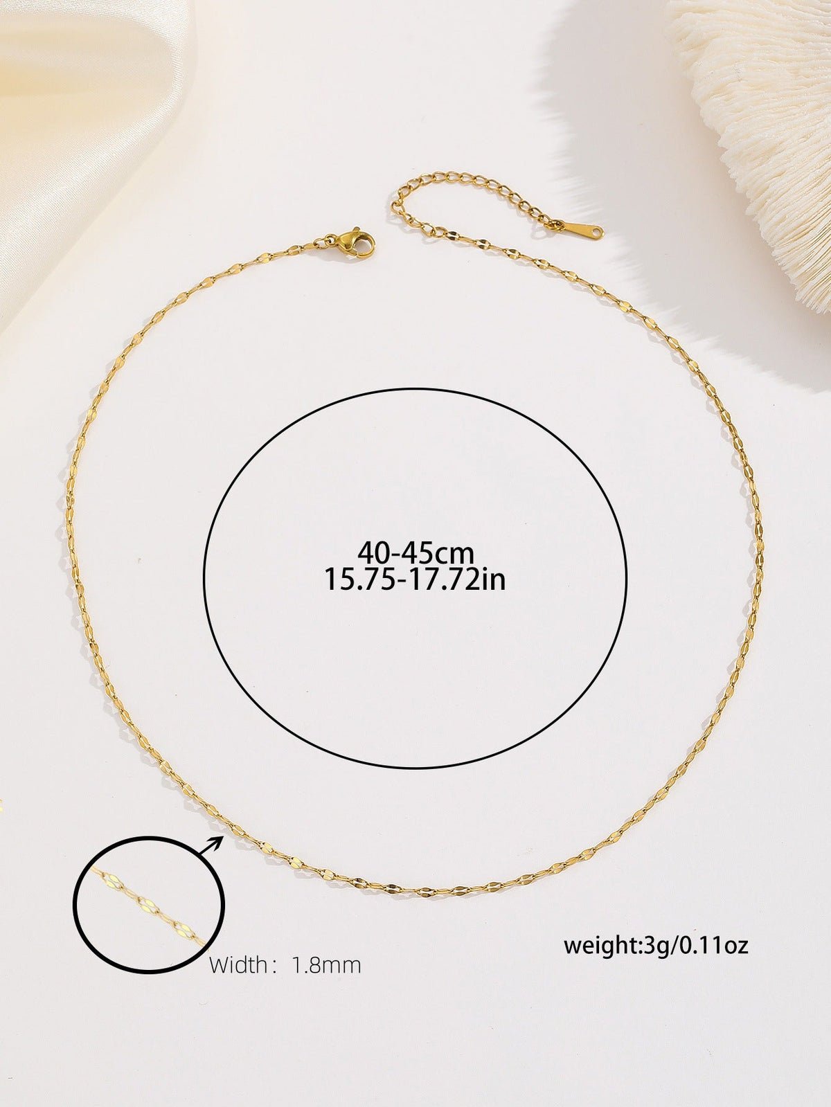 Personalized Fashion Copper Micro Clavicle Chain Necklaces