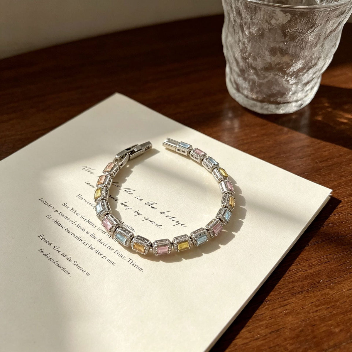 Women's Source Zircon Massive Style High Color Retention Dopamine Bracelet