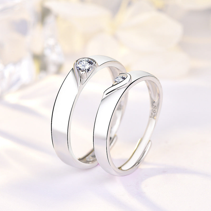 Women's & Men's Couple Minority Simple Fashion Gift Rings