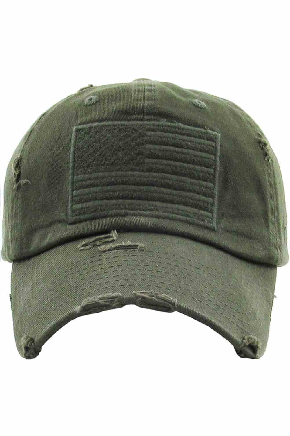 Women's American Flag Vintage Baseball Cap 4th of July