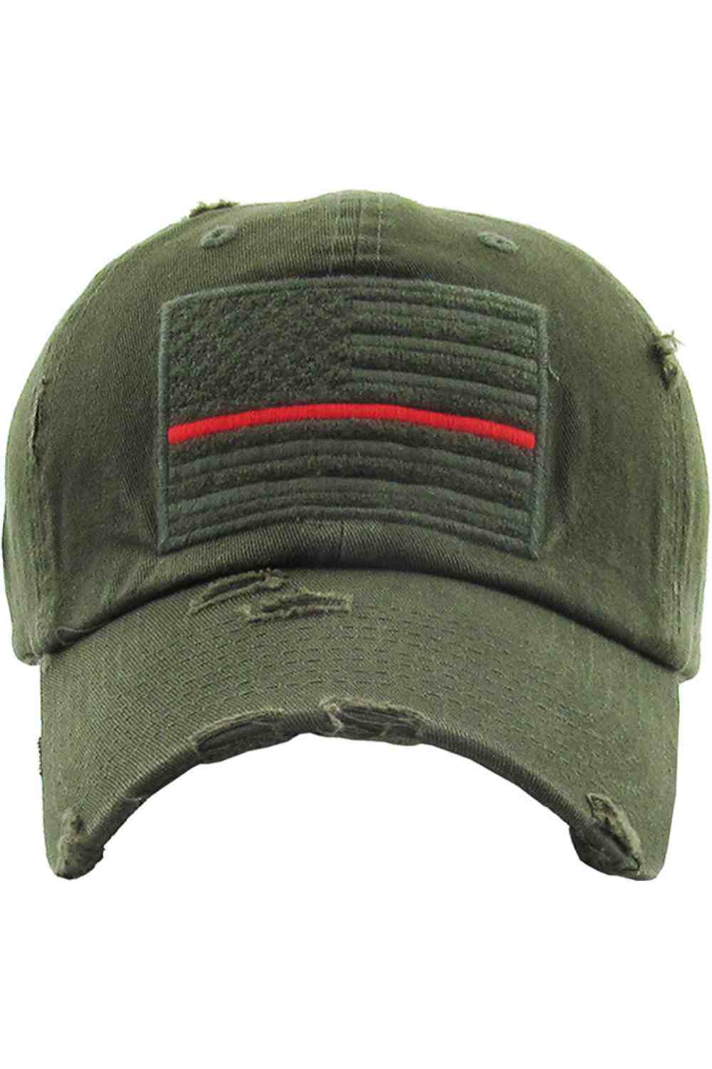 Women's American Flag Vintage Baseball Cap 4th of July