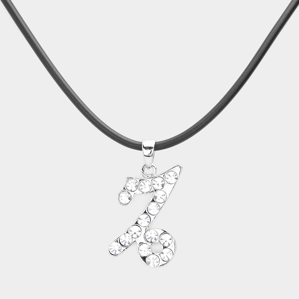 Capricorn - Stone Embellished Zodiac Pendant Necklace