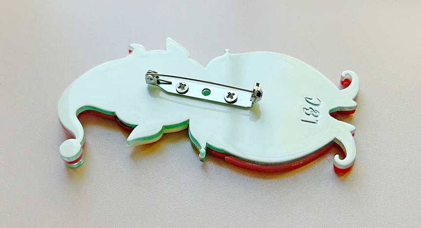 North Pole Apprentice Brooch by Johanna Parker x Lipstick & Chrome