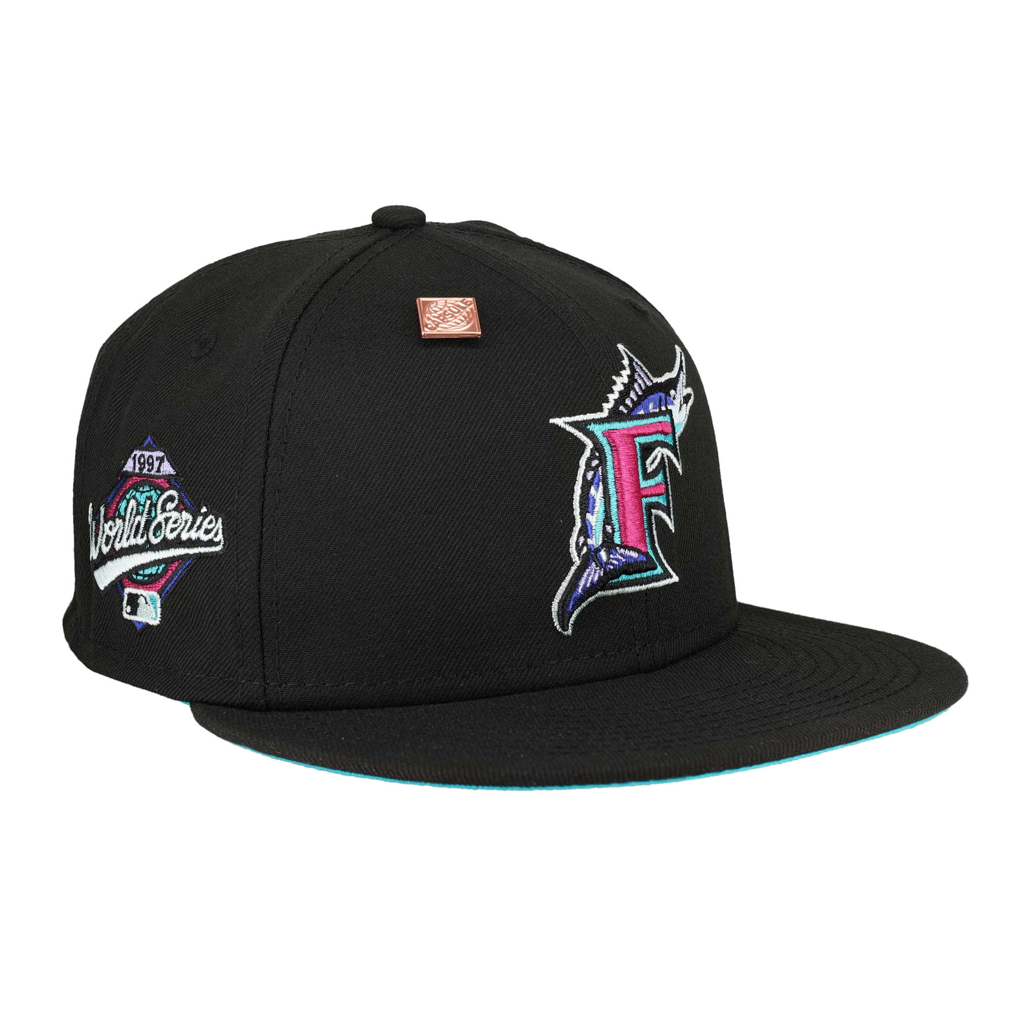 Florida Marlins 1997 World Series Polar Lights New Era 59Fifty Fitted Hat