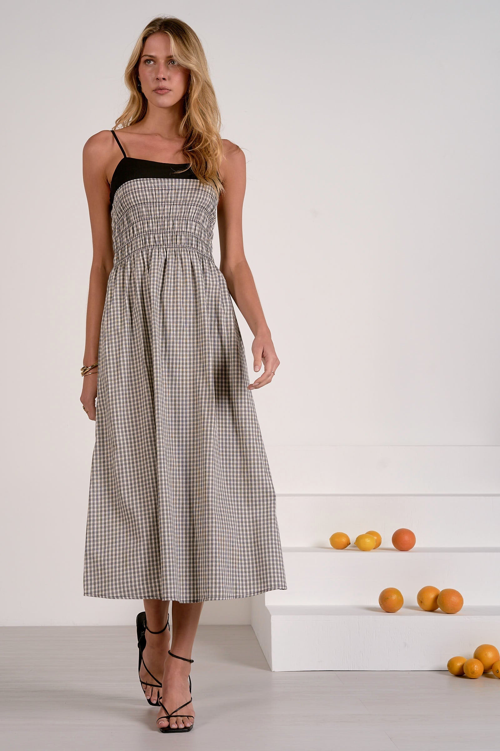 Sailor Dress White Gingham