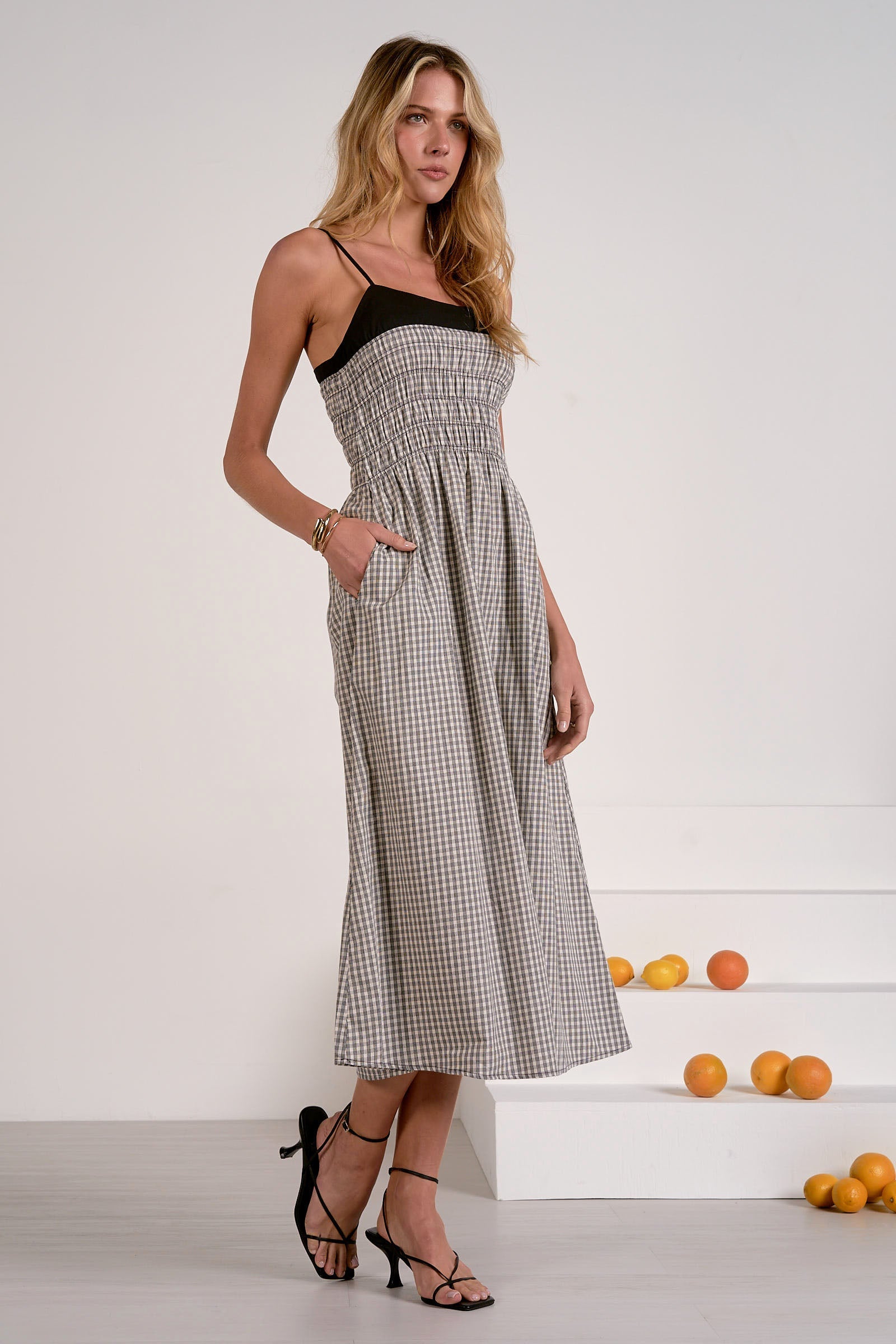 Sailor Dress White Gingham