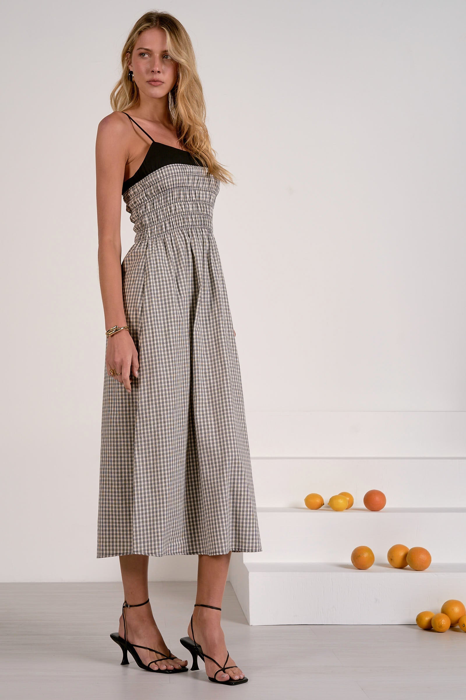 Sailor Dress White Gingham